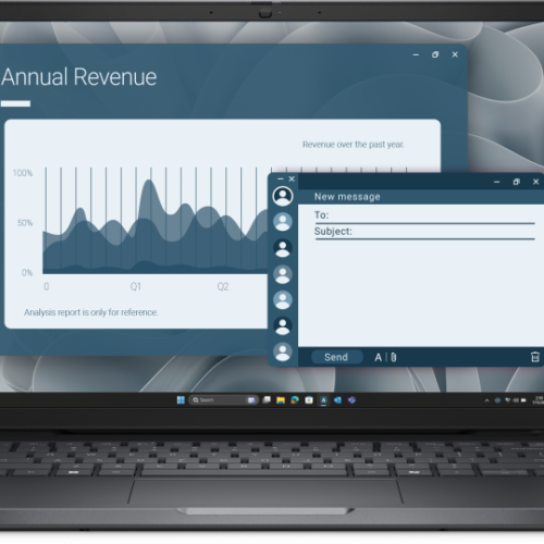 Laptop Business DELL Pro 14, cu procesor AMD Ryzen 3