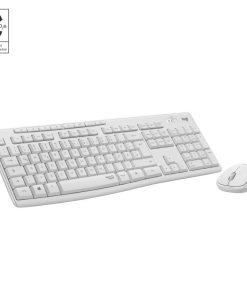 Tastatura Logitech MK295 Silent Wireless Combo, Wireless, Alb