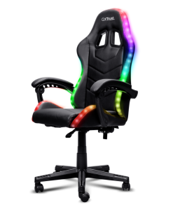 Scaun gaming Trust GXT 704 Roniq RGB, 5 roti, gas