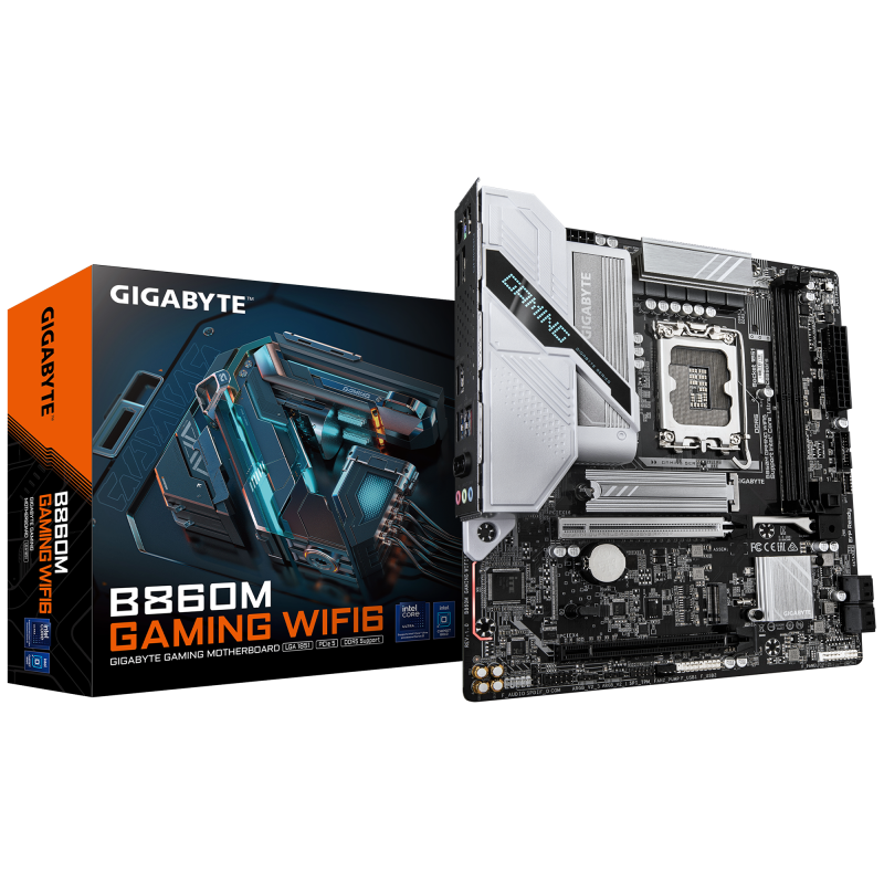 Placa de baza Gigabyte B860M GAMING WIFI6, Socket 1851, DDR5,