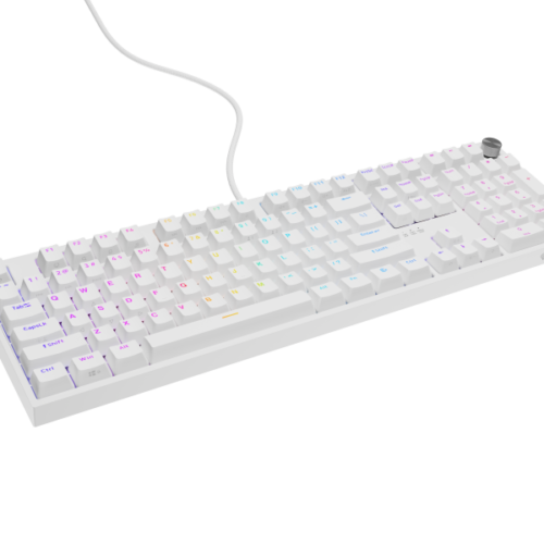 Tastatura Mecanica Gaming Genesis Thor 404, RGB, USB, Alb