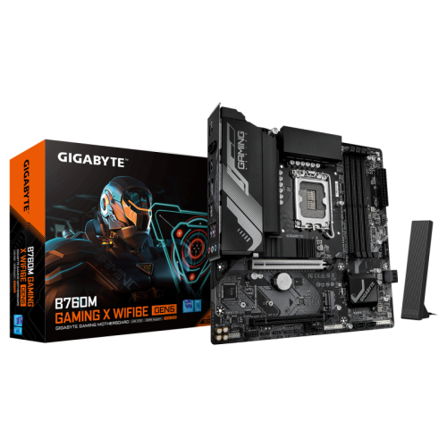 GIGABYTE B760M GAMING X WIFI6E GEN5. Processor manufacturer: Intel, Processor
