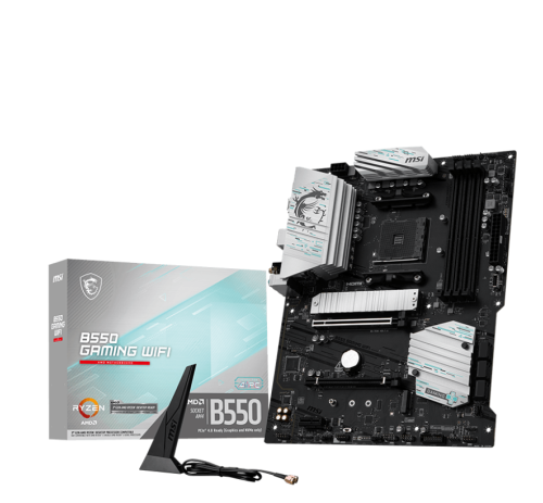 MSI B550 GAMING WIFI. Processor manufacturer: AMD, Processor socket: Socket