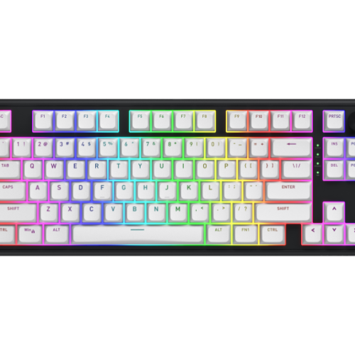 Tastatura Mecanica Gaming HATOR Skyfall Wireless 80, RGB, Wireless, Negru