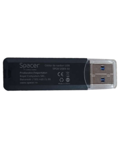 CARD READER extern SPACER, interfata USB 3.0, citeste/scrie: SD, micro