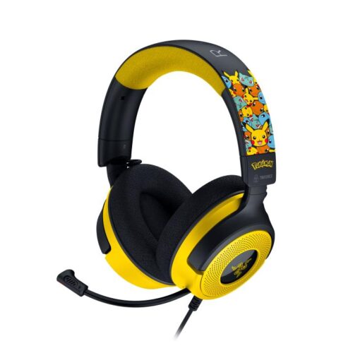 Casti Gaming Head-band RAZER Kraken V4 X Pokemon, Wired, Negru