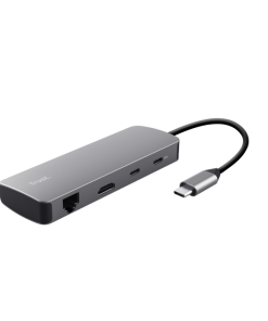 Hub USB Trust Dalyx 8 in 1, USB-C, 8 porturi,