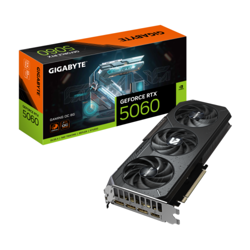 Placa Video GIGABYTE GEFORCE RTX 5060 GAMING OC 8GB GDDR7