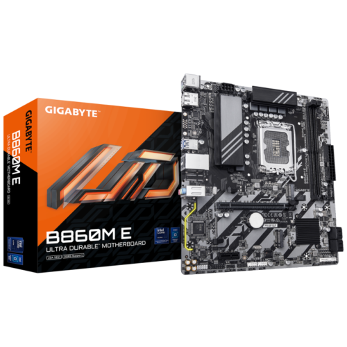 GIGABYTE B860M E. Processor manufacturer: Intel, Processor socket: LGA 1851