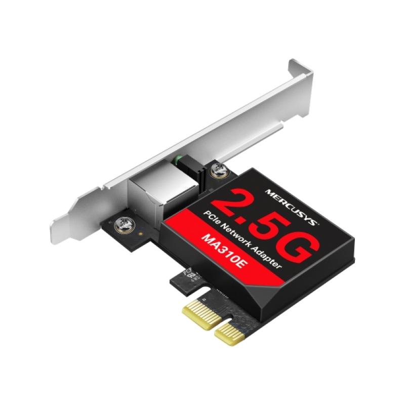 2.5 Gigabit PCIe Network Adapter SPEED: 2.5 Gbps SPEC: 1×RJ45,