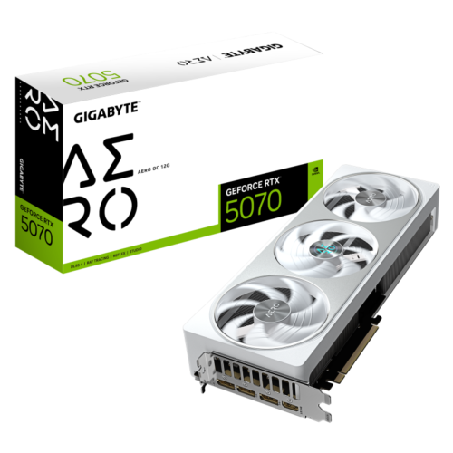 Placa Video GIGABYTE GEFORCE RTX 5070 AERO OC 12GB GDDR7