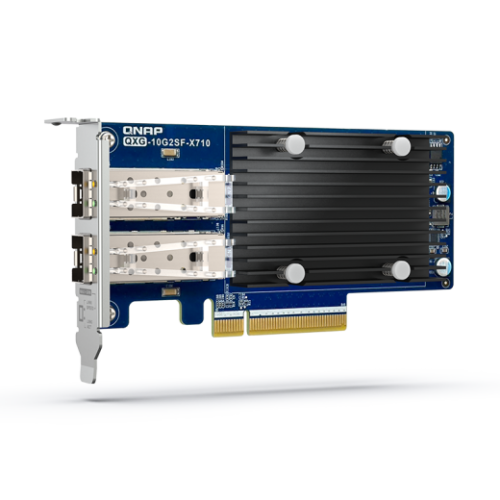 QNAP QXG-10G2T-X710 Two Port 10GbE Network Card with SR-IOV and