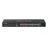 24-Port 10/100Mbps + 2-Port Gigabit Rackmount Switch with 24-Port PoE+
