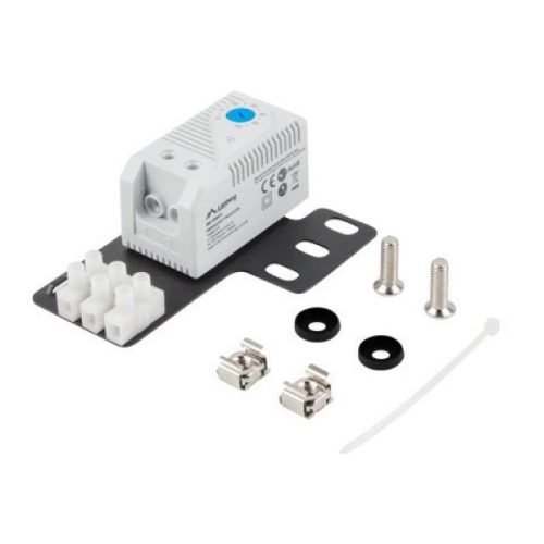 Termostat buclă închisă 10A pentru dulapuri rack, cu ureche 19"