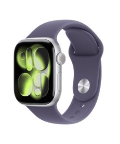 Apple Watch Series 11 GPS 42mm Silver Aluminium Case with Purple Fog Sport