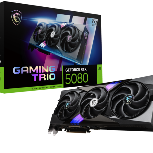 Placa Video MSI GEFORCE RTX 5080 16G GAMING TRIO OC