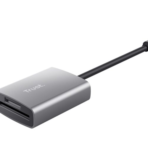Hub USB Trust Dalyx Fast, USB-C, 2 porturi, Argintiu