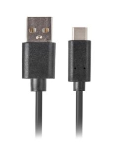 Cablu USB-C(M)  USB-A(M) 2.0 1 m negru QC 3.0