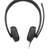 Casti Head-band Lenovo VoIP Headset 5000, Wired, noise-canceling, Negru