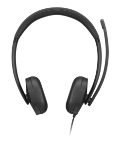 Casti Head-band LENOVO VoIP Headset 5000, Wired, noise-canceling, Negru