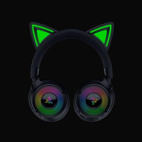 Casti Gaming Head-band RAZER Kraken Kitty V3 Pro, wireless, Negru