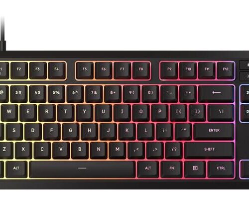 Tastatura Gaming Corsair K55 CORE TKL, RGB, USB, negru
