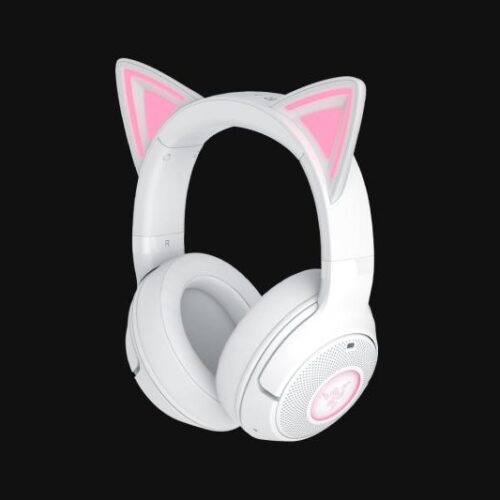 Casti Gaming Head-band Razer Kraken Kitty V2 BT, Wireless, Alb