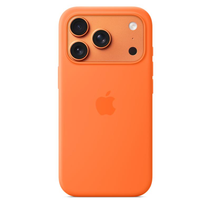 iPhone 17 Pro Silicone Case with MagSafe - Orange