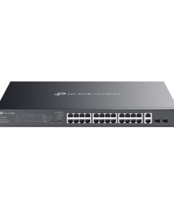 Omada 28-Port Gigabit Easy Managed Switch with 24-Port PoE+ PORT:
