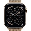 Curea pentru Apple Watch 46mm Gold Milanese Loop - M/L