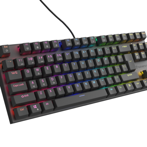 Tastatura Mecanica Gaming Genesis Thor 303 TKL, RGB, USB, negru