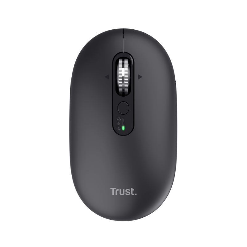 Mouse Wireless Trust Seron Slim Multi, 3200 dpi, Negru