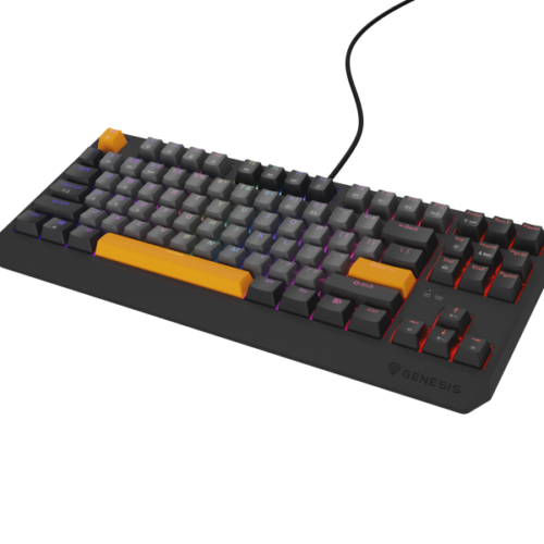 Tastatura Mecanica Gaming Genesis Thor 230 TKL, RGB, USB, gri