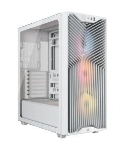 Carcasa CORSAIR 3200D RS ARGB, RGB, Mid Tower, White