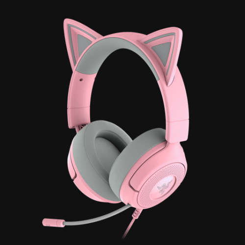 Casti Gaming Head-band Razer Kraken Kitty V3 X, Wired, Roz