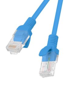 PATCHCORD CAT.6 UTP 0.5M BLUE FLUKE PASSED LANBERG