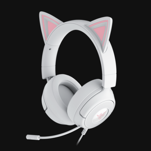 Casti Gaming Head-band Razer Kraken Kitty V3 X, Wired, Alb