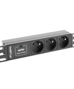 Unitate distributie alimentare PDU 10", 1U, 16A, 3 prize ,