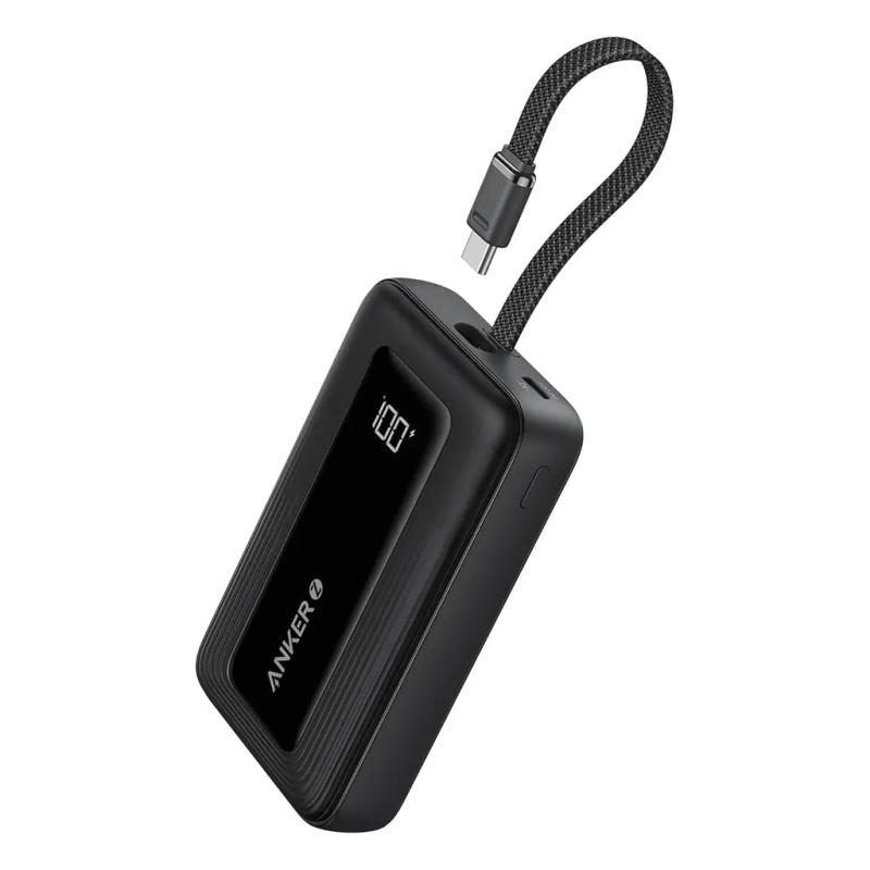 POWER BANK Anker "Zolo" 20.000 mAh, 30W cablu USB-C incorporat,