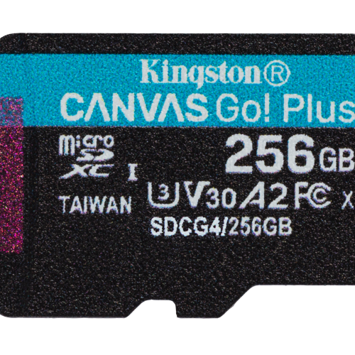 Card de Memorie MicroSDXC Kingston256GBCanvas GO PlusFara Adaptor