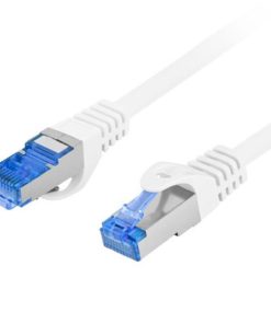 PATCHCORD CAT.6A S/FTP LSZH CCA 2M WHITE FLUKE PASSED LANBERG