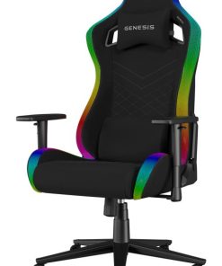 Scaun gaming Genesis TRIT 660, material textil, iluminare RGB, reglabil