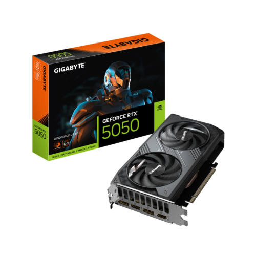 Placa Video GIGABYTE GEFORCE RTX 5050 WINDFORCE OC 8GB GDDR6