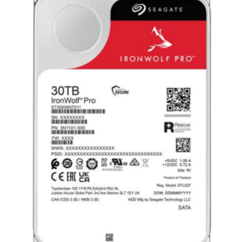 HDD intern Seagate, IronWolf PRO 3.5", 30TB, SATA3, 7200rpm, 256MB