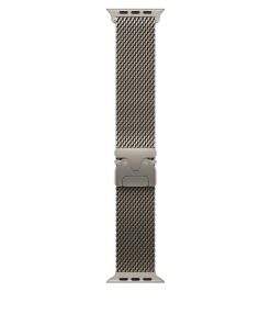 Curea pentru Apple Watch 49mm Natural Titanium Milanese Loop -