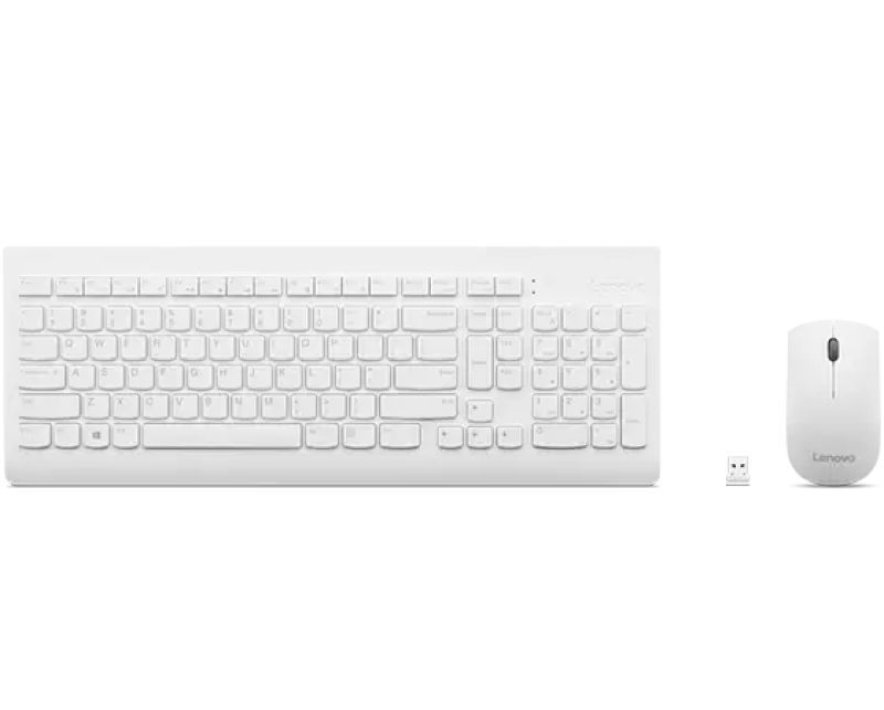 Tastatura Mecanica Lenovo 510, Wireless, Alb