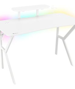 Birou gaming Genesis Holm 320 RGB, cadru din metal, MDF