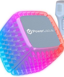 PowerLocus Set Boxa portabila Aero Bluetooth cu microfon wireless Albastru
