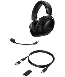 Casti Gaming Head-band HyperX Cloud III Wireless, Wireless/Wired, noise-canceling, Negru - imagine 2