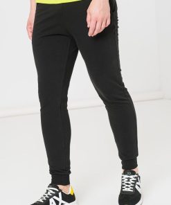 PANTALON COTON CASUAL BARBATI BLACK-L - imagine 3